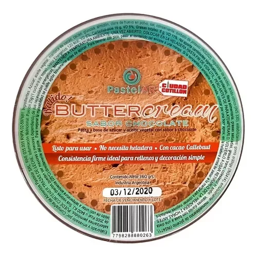 Producto - BUTTERCREAM sabor chocolate