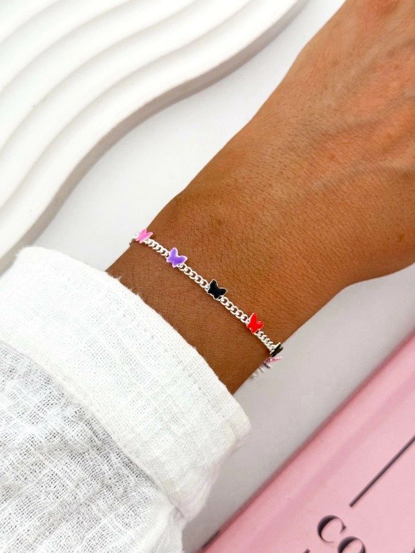 Producto - Pulsera Mariposas Colores A.B.