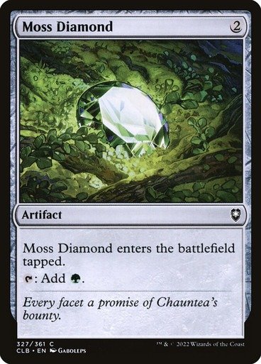 Producto - Moss Diamond #327  Commander Legends: Battle for Baldur's Gate