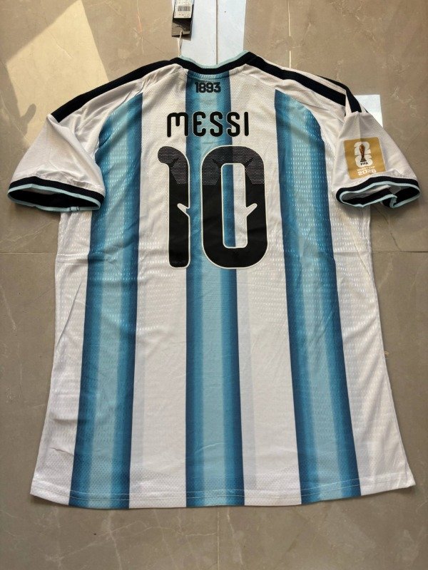Producto - ARG local 2026 Version Jugador - Parches y estampado