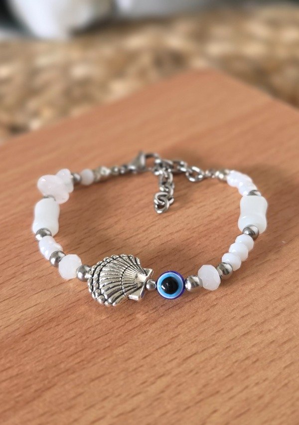 Producto - Pulsera Amuleto Protector Almeja - 0
