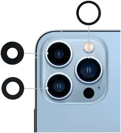 Producto - VIDRIO REPUESTO CAMARA TRASERA IPHONE 15 PRO
