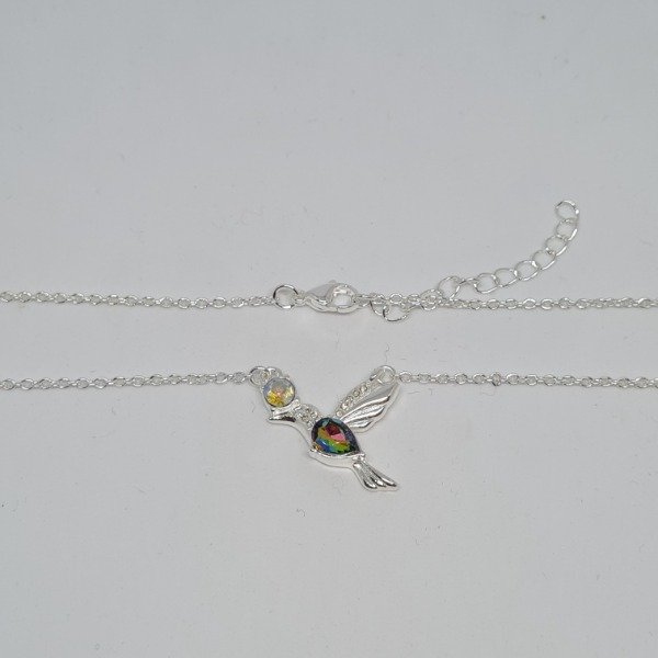 Producto - Collar colibri tornasol 45cm