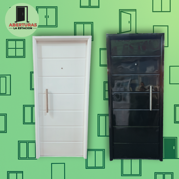 Producto - PUERTA DOBLE CHAPA INYECTADA CON BARRAL