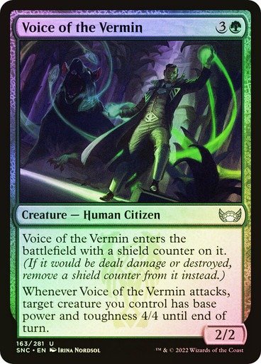 Producto - Voice of the Vermin Foil  Streets of New Capenna