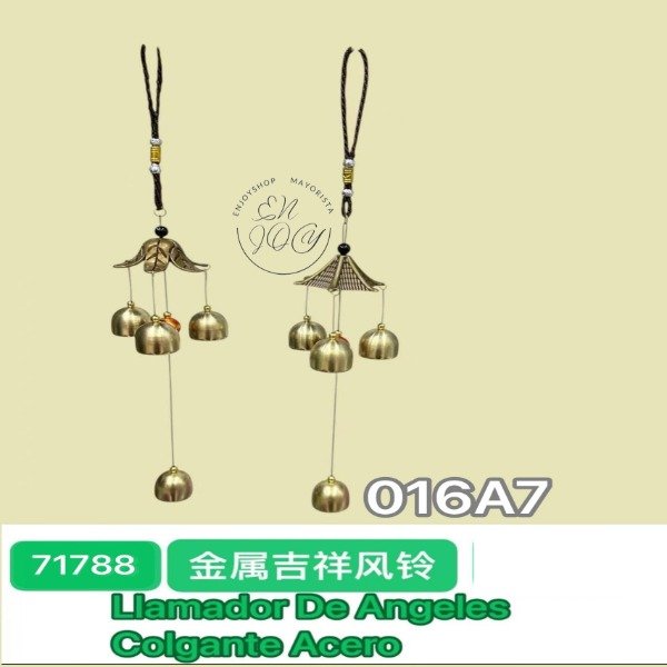 Producto - Llamador De Angeles Colgante Acero 016A7