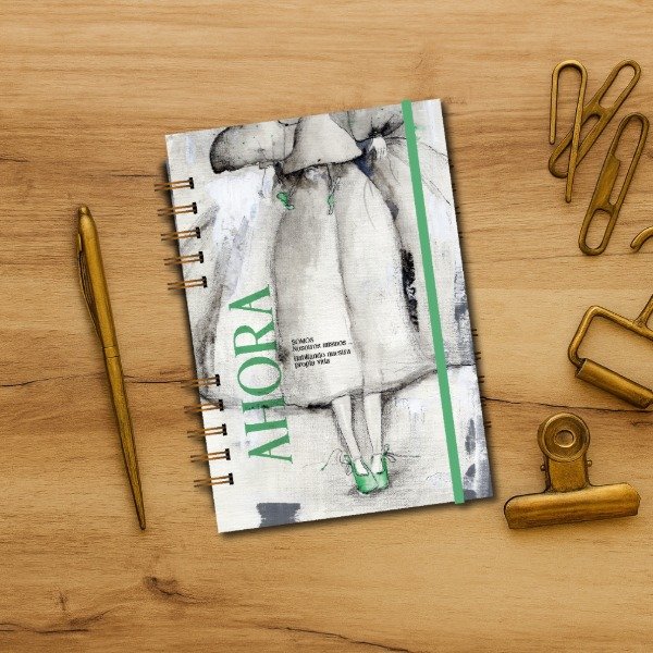 Producto - Cuaderno "AHORA", colección Ilustrada Inés