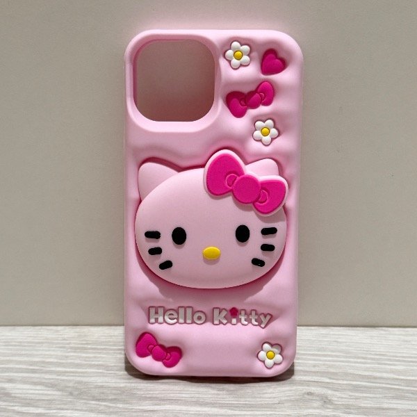 Producto - FUNDA SILICONA KITTY IPH 13/14/15