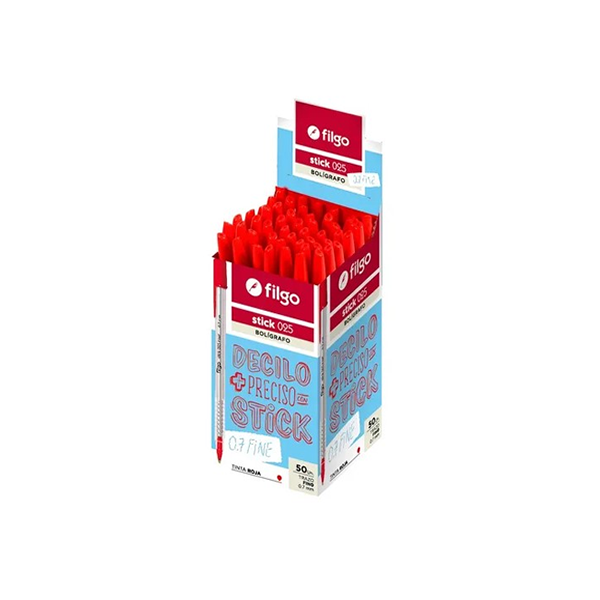 Producto - FILGO BOLIGRAFO ROJO 1.0