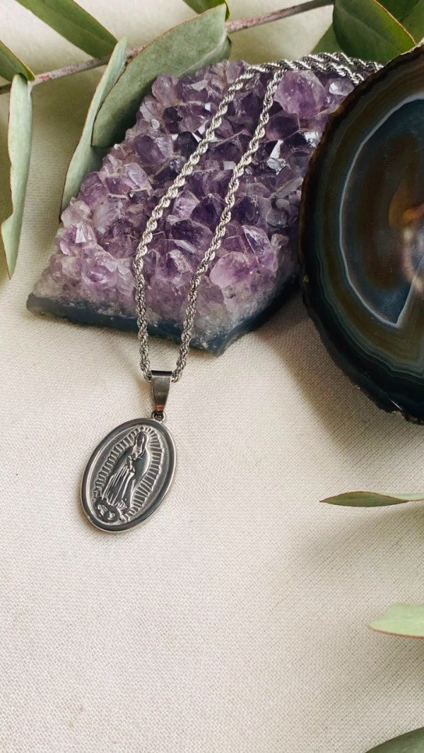 Producto - Dije Virgen de Guadalupe de Acero
