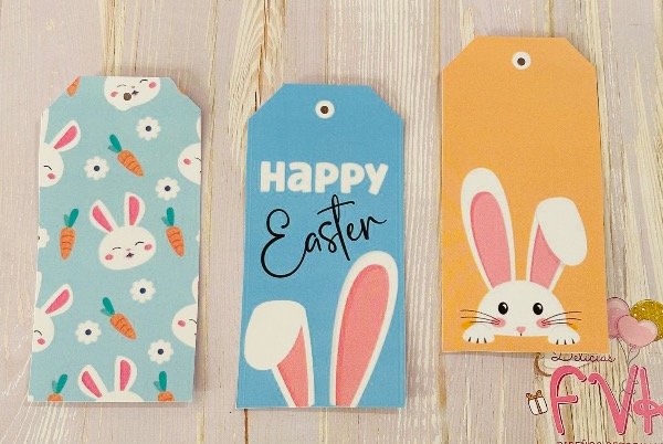 Producto - Tags pascuas rectos x3