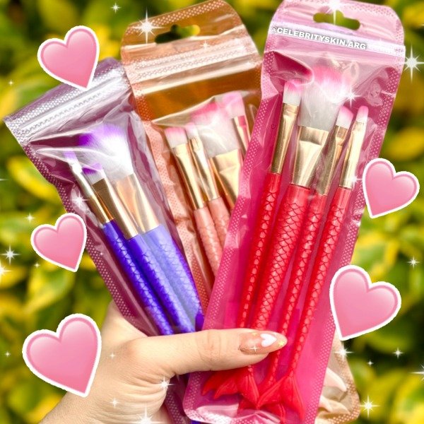 Producto - BROCHAS SIRENAS X 3 UNIDADES