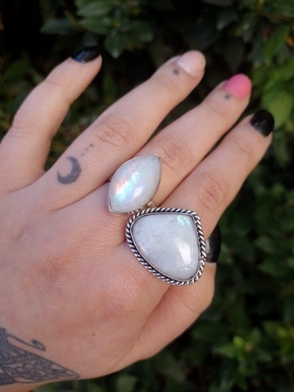 Producto - Anillo Piedra de la Luna regulable