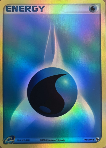 Producto - Water Energy Reverse Holo EX Ruby and Sapphire 106/109