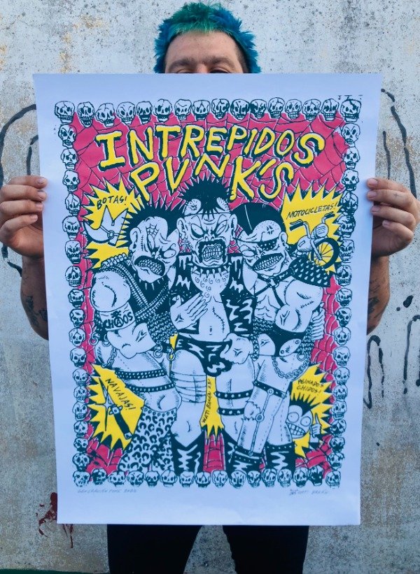 Producto - poster intrepidos punks