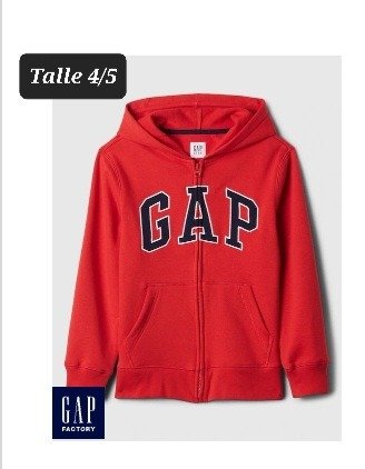 Producto - Campera con friza gap talle 4/5