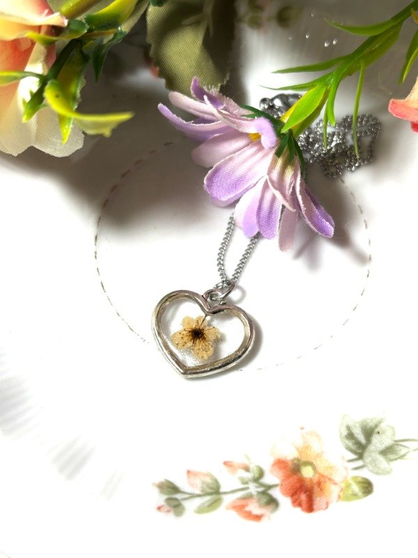 Producto - Collar de Acero Pensamiento mini