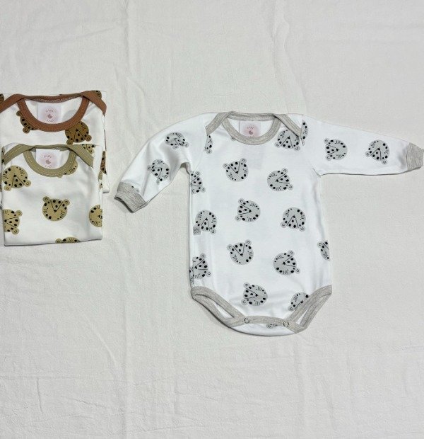 Producto - Body Mangas Largas Tigre Gris