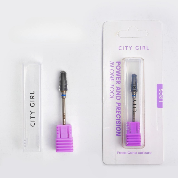 Producto - FRESA CONO DE CARBURO CINTA AZUL CITY GIRL