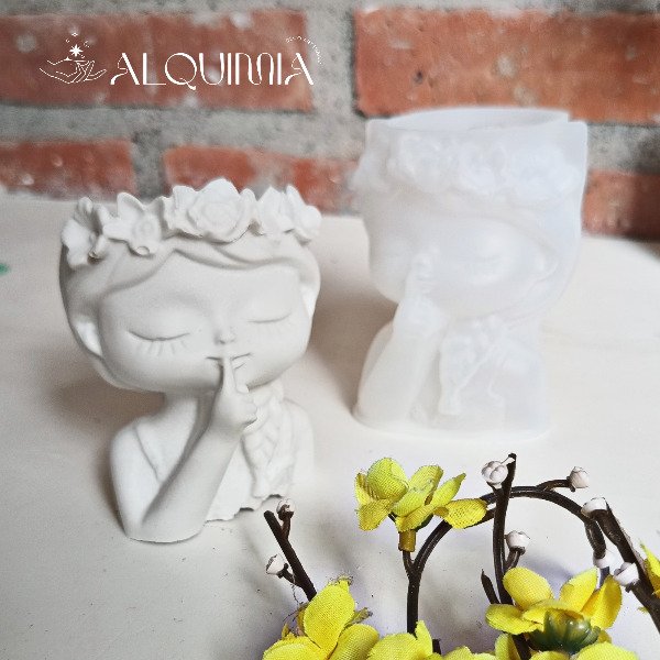 Producto - Molde Maceta Mujer Silencio