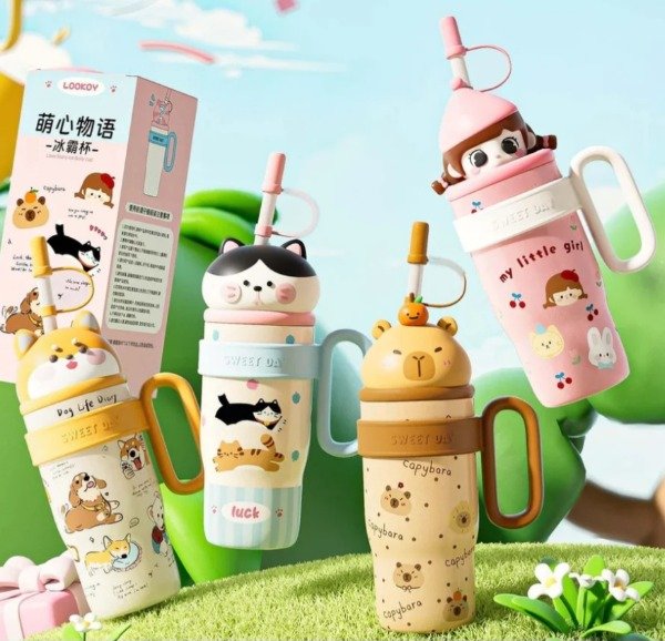 Producto - Vaso de acero inoxidable con sorbete y filtro