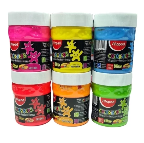 Producto - TEMPERA MAPED x200ml. FLUO