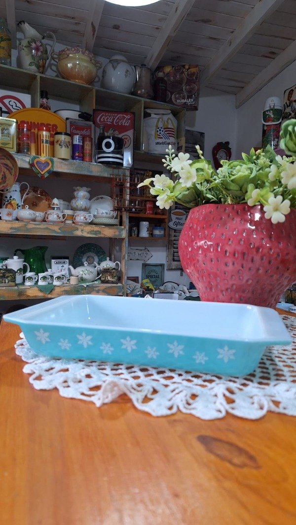 Producto - FUENTE PYREX TURQUESA MOD. 548