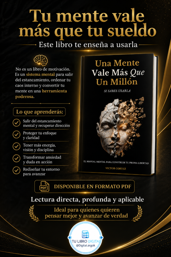 Producto - TU MENTE VALE MÁS QUE TU SUELDO