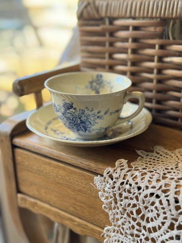 Producto - Taza de té de loza inglesa Woods And Sons Graciela