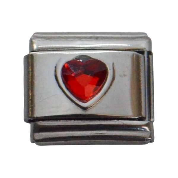 Producto - Charm Corazón Strass Rojo AQ