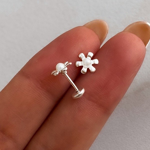 Producto - Abridores flor con perla