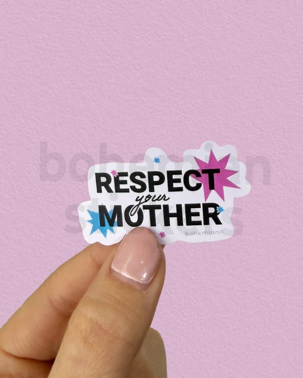 Producto - RESPECT YOUR MOTHER - Sticker Individual de Harry Styles