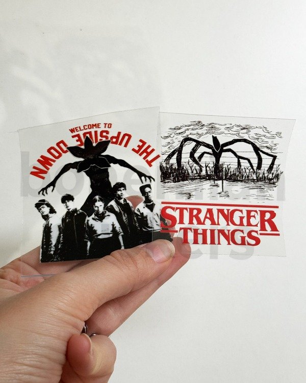 Producto - Sticker DTF UV x2 STRANGER THINGS - Stranger Things