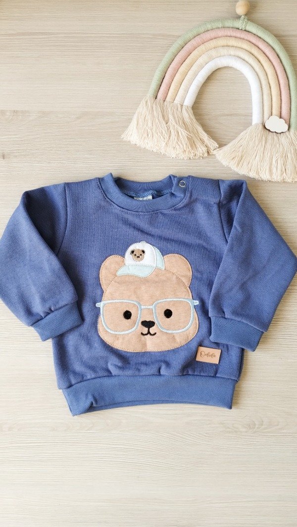 Producto - Buzo con frisa COCO azul