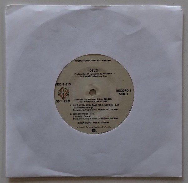 Producto - DEVO Simple 7 Promo USA 1979 3 Tracks De "DUTY NOW..."