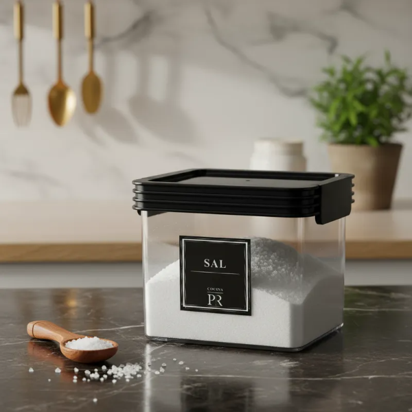 Producto - Contenedor Multiuso Plastico Hermético 600cc