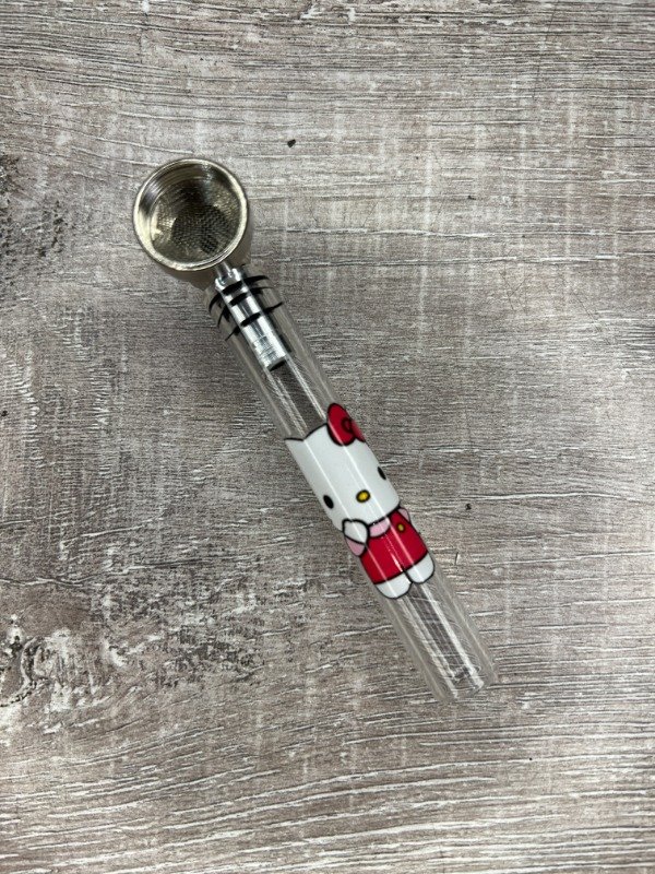 Producto - Pipa Vidrio Metal Kitty - 1