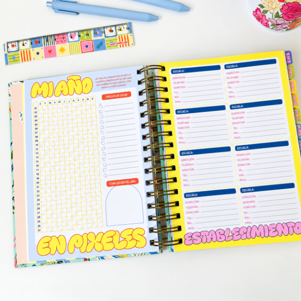 Producto - AGENDA LILAS - Semana a la vista DOCENTE - 3