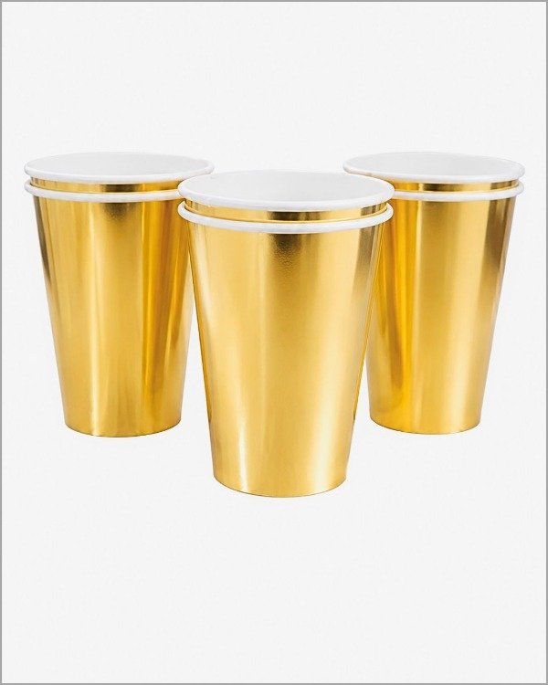 Producto - VASOS DORADOS X 10 UND.