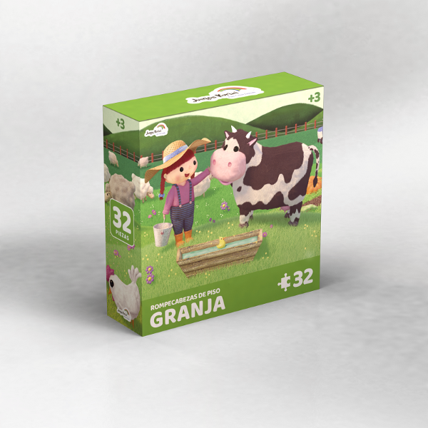 Producto - Rompecabezas de Piso 32 Piezas Granja