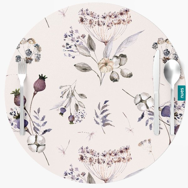 Producto - Set x 4 individuales redondos Bellotas