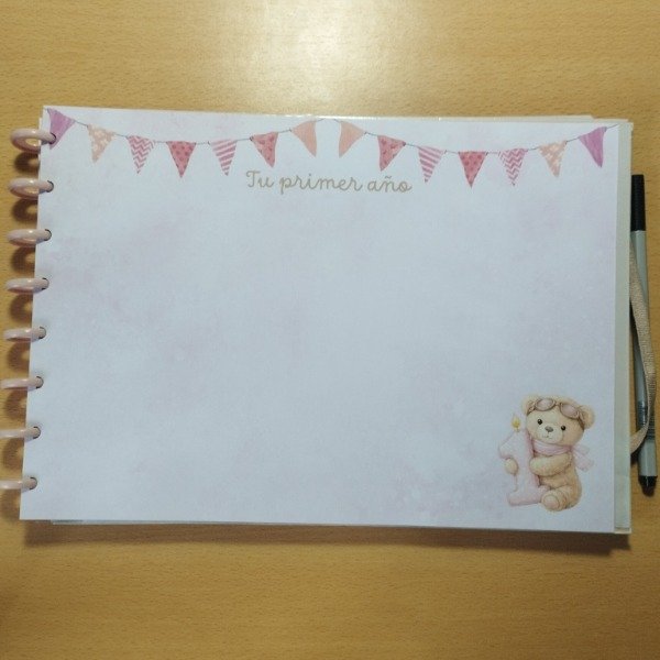Producto - Contame Mis Primeros Pasos Rosa Personalizado - 3 al cubo - 5