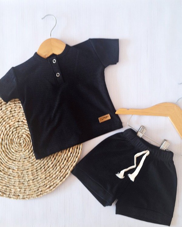 Producto - Conj. Wafle Premium Negro