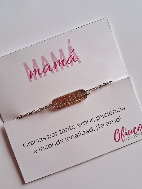 Producto - Pulsera MAMÁ chapita