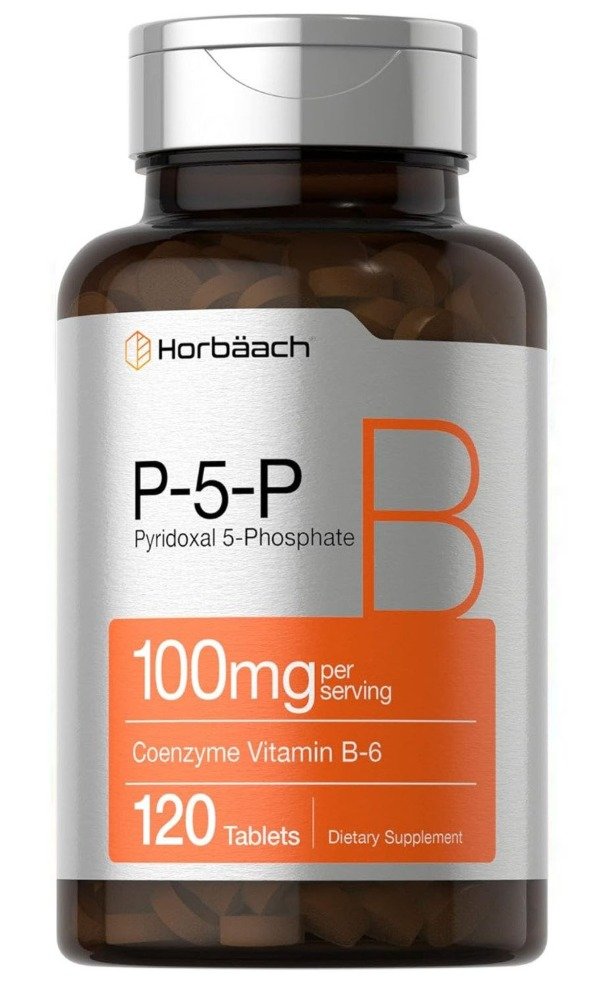 Producto - Horbaach - P5P 100 mg (por porcion) x 120 tabletas