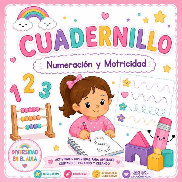 Producto - Cuadernillo de Motricidad Y Numeración - 0