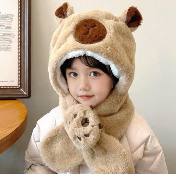 Producto - Gorro/bufanda de capibara