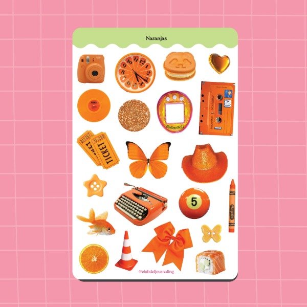 Producto - Stickers Naranjas - The Life Edition