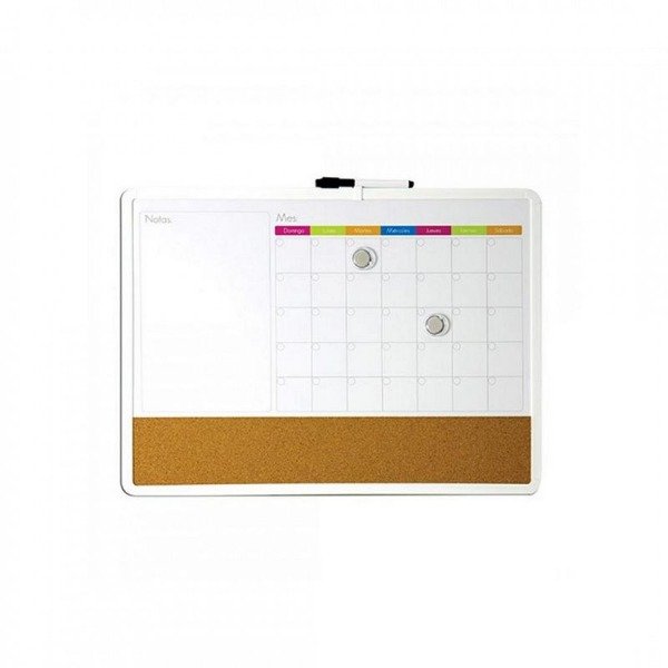 Producto - PLANNER PIZARRA OLAMI MAGNETICA DE 43 X 58 CM. CON CORCHO