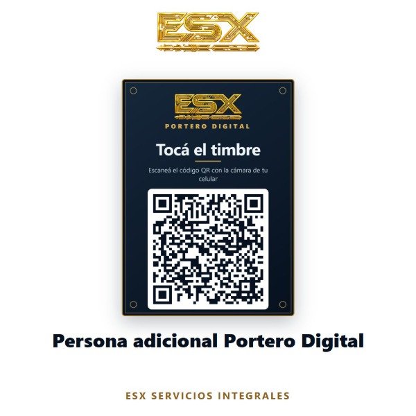 Producto - Persona adicional Portero Digital - Casa u Oficina (mensual) - 0
